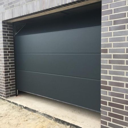 ConDoor Garagen-Sektionaltor ISO40 Typ Design-Line Antra, 3000 x 2200 mm, RAL 7016 Anthrazitgrau