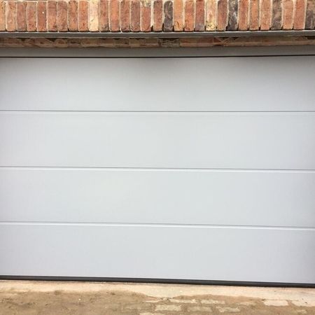 Hörmann RAL 7040 fenstergrau ohne Sicke glatt
