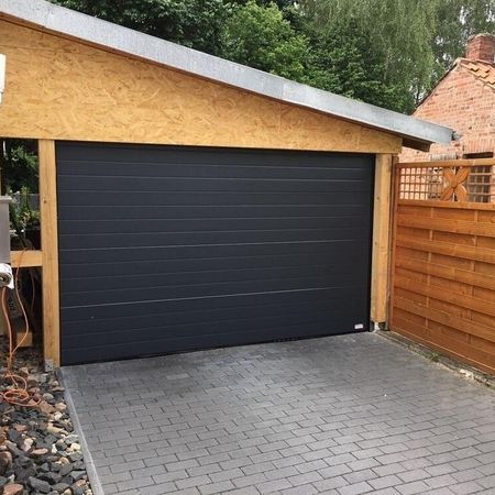 ConDoor Sicke stucco RAL 7016 anthrazitgrau
